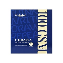 Scholar URBANA A4 Sketchbook 100GSM 128 Pages